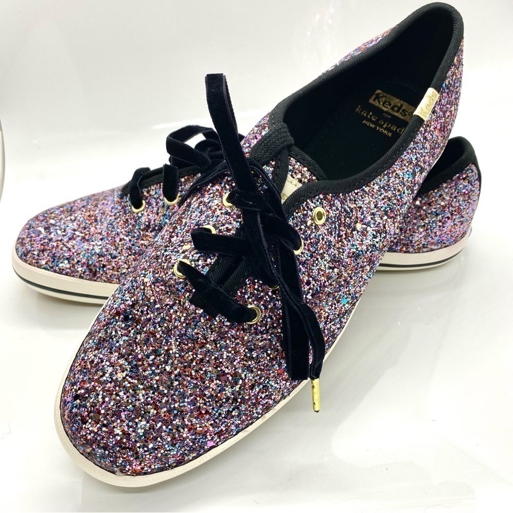 Multi Color Glitter Sequin Sneakers Kate Spade x New York